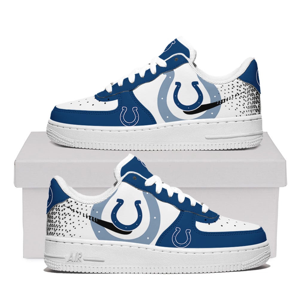 Indianapolis Colts Air Force One Shoes For Fans For Men Women
