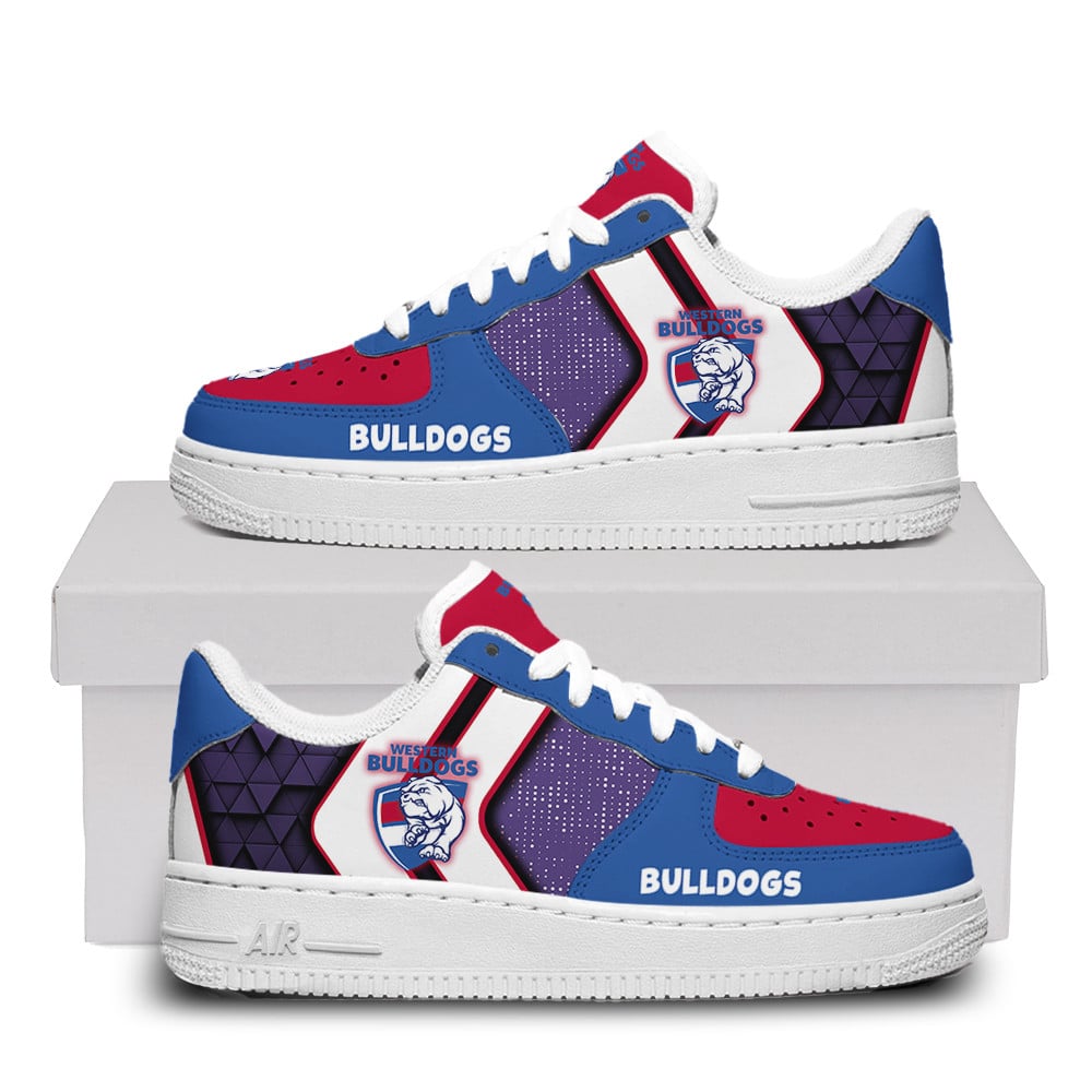 Western Bulldogs Air Force One Shoes For Fans For Men Women