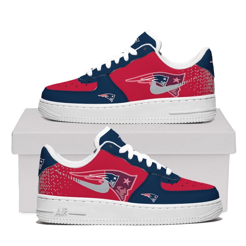 New England Patriots Air Force One Shoes For Fans For Men Women