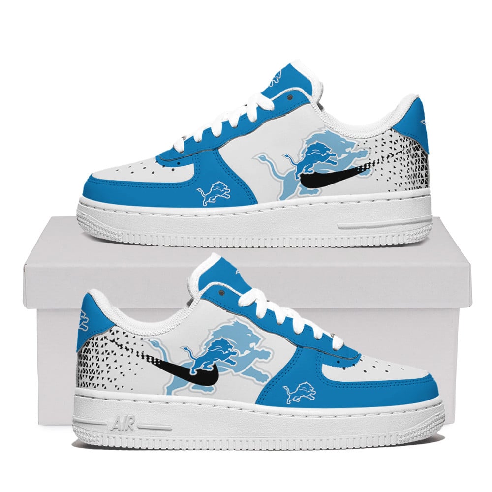Detroit Lions Air Force One Shoes For Men Women