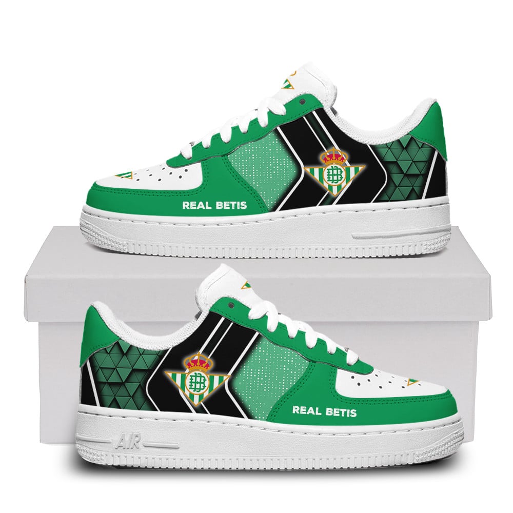 Real Betis Air Force One Shoes For Fans For Men Women Af1 Collection