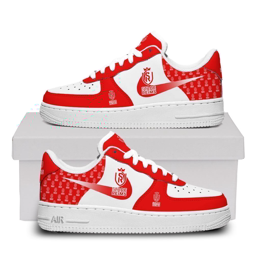 Stade De Reims Air Force One Shoes For Fans For Men Women