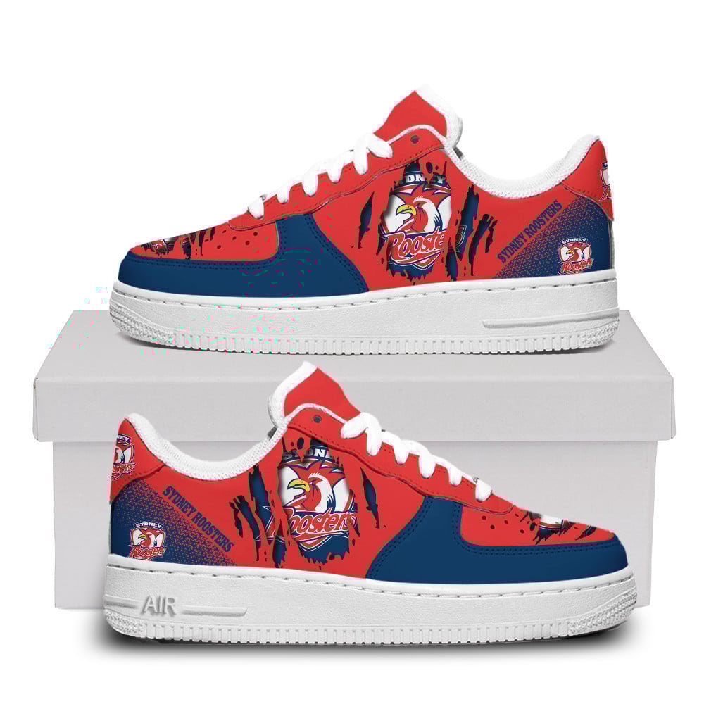 Sydney Roosters Air Force One Shoes For Fans For Men Women
