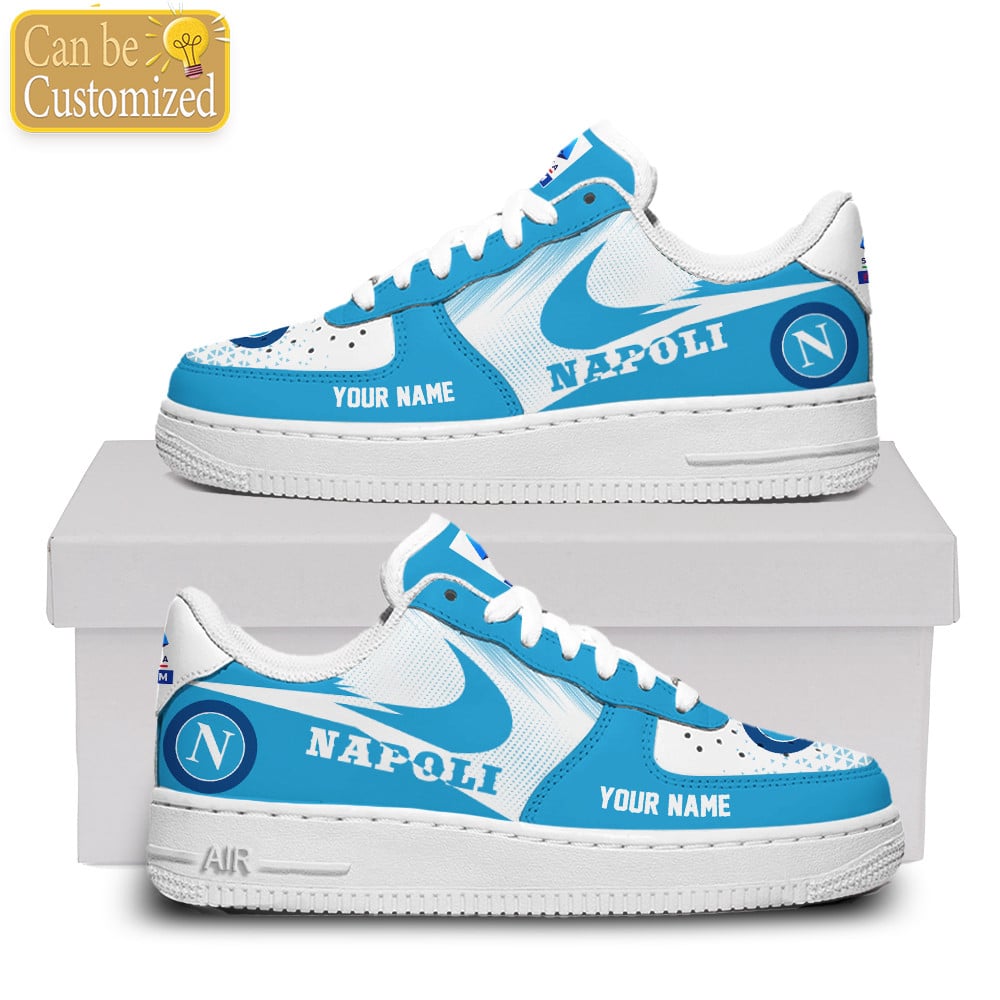 Napoli Custom Name Air Force One Shoes For Men Women