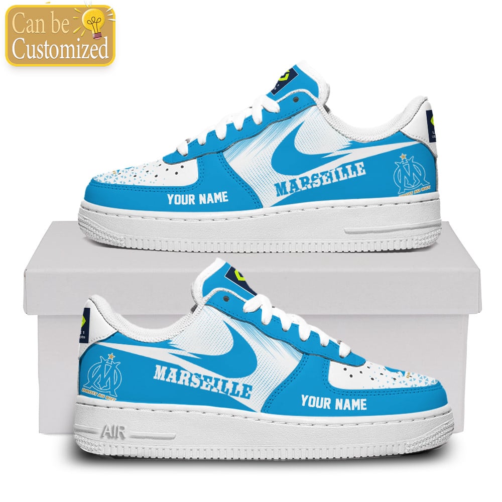 Marseille Custom Name Air Force One Shoes For Men Women