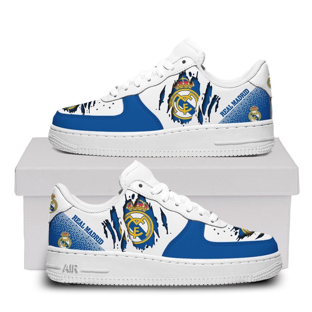 Real Madrid Air Force One Shoes For Men Women