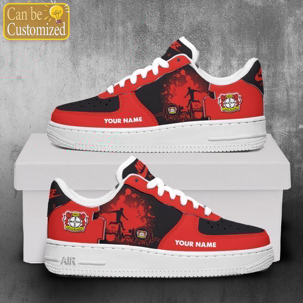 Bayer Leverkusen Air Force One Shoes Personalized For Men Women