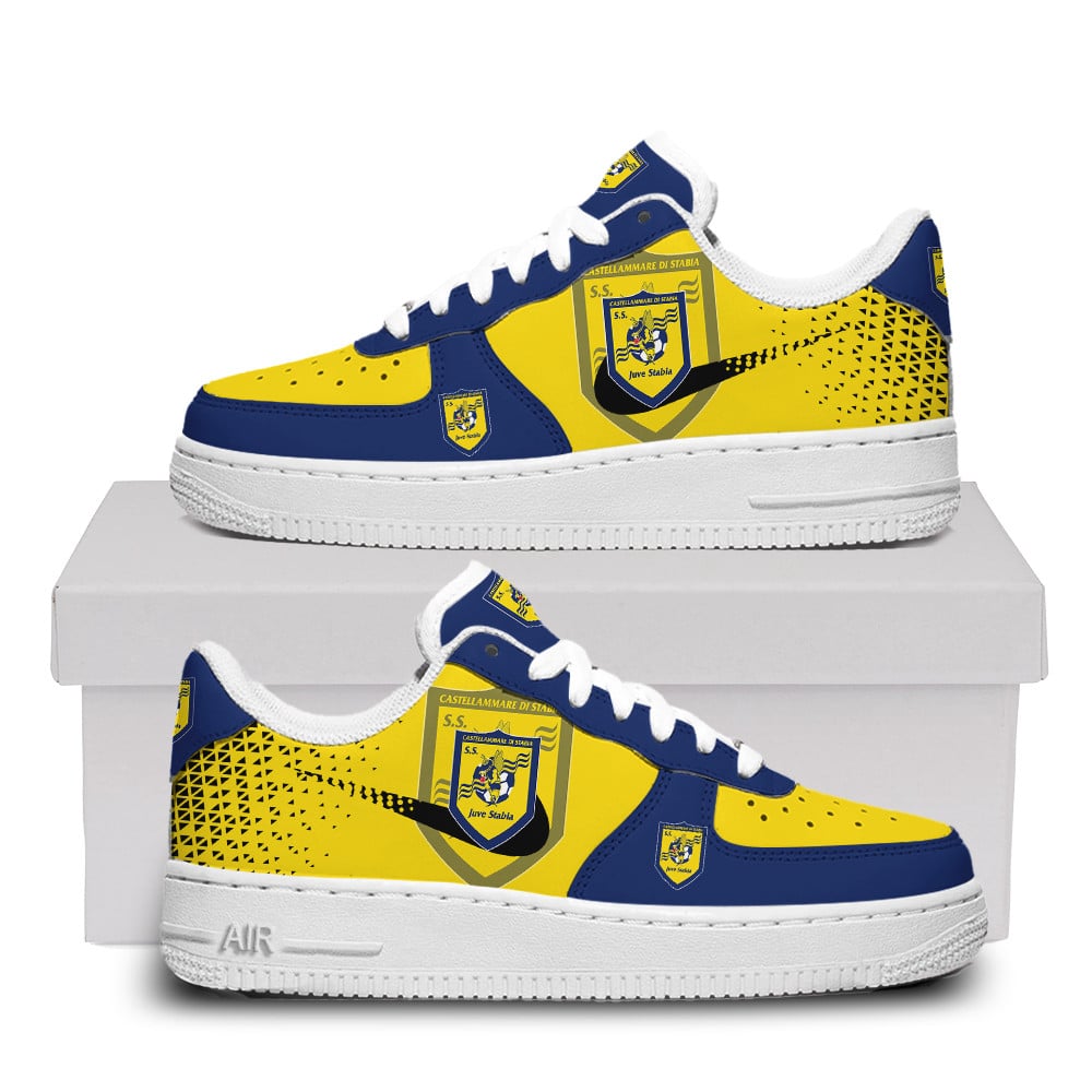 Juve Stabia Air Force One Shoes For Fans For Men Women Af1 Collection