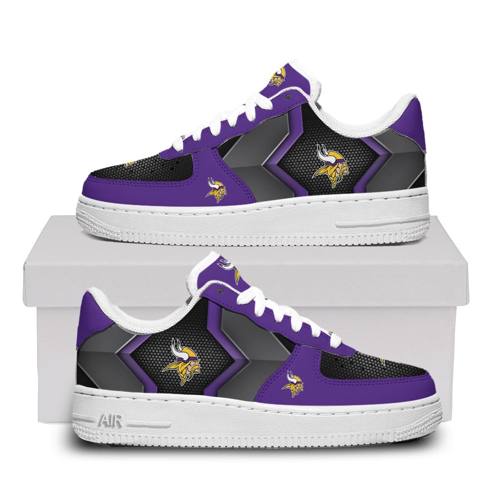 Minnesota Vikings Air Force One Shoes For Fans For Men Women Af1 Collection