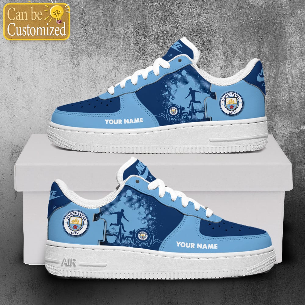Manchester City Air Force One Shoes Personalized For Men Women