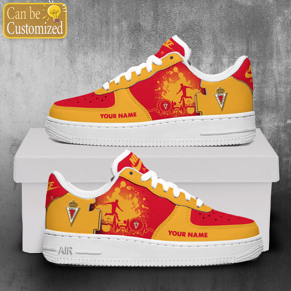 Real Murcia Air Force One Shoes Personalized For Men Women