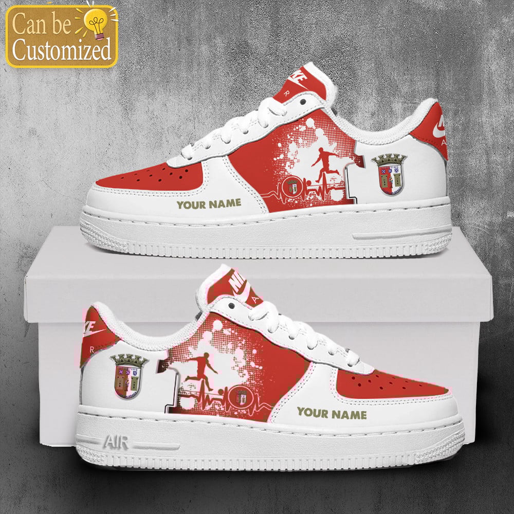Sc Braga Air Force One Shoes Personalized For Men Women