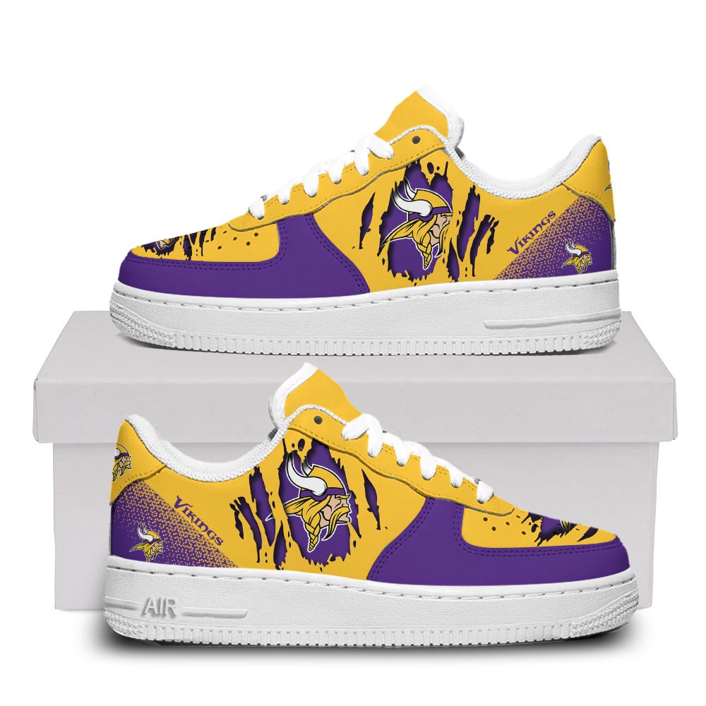 Minnesota Vikings Premium Air Force One Shoes For Men Women