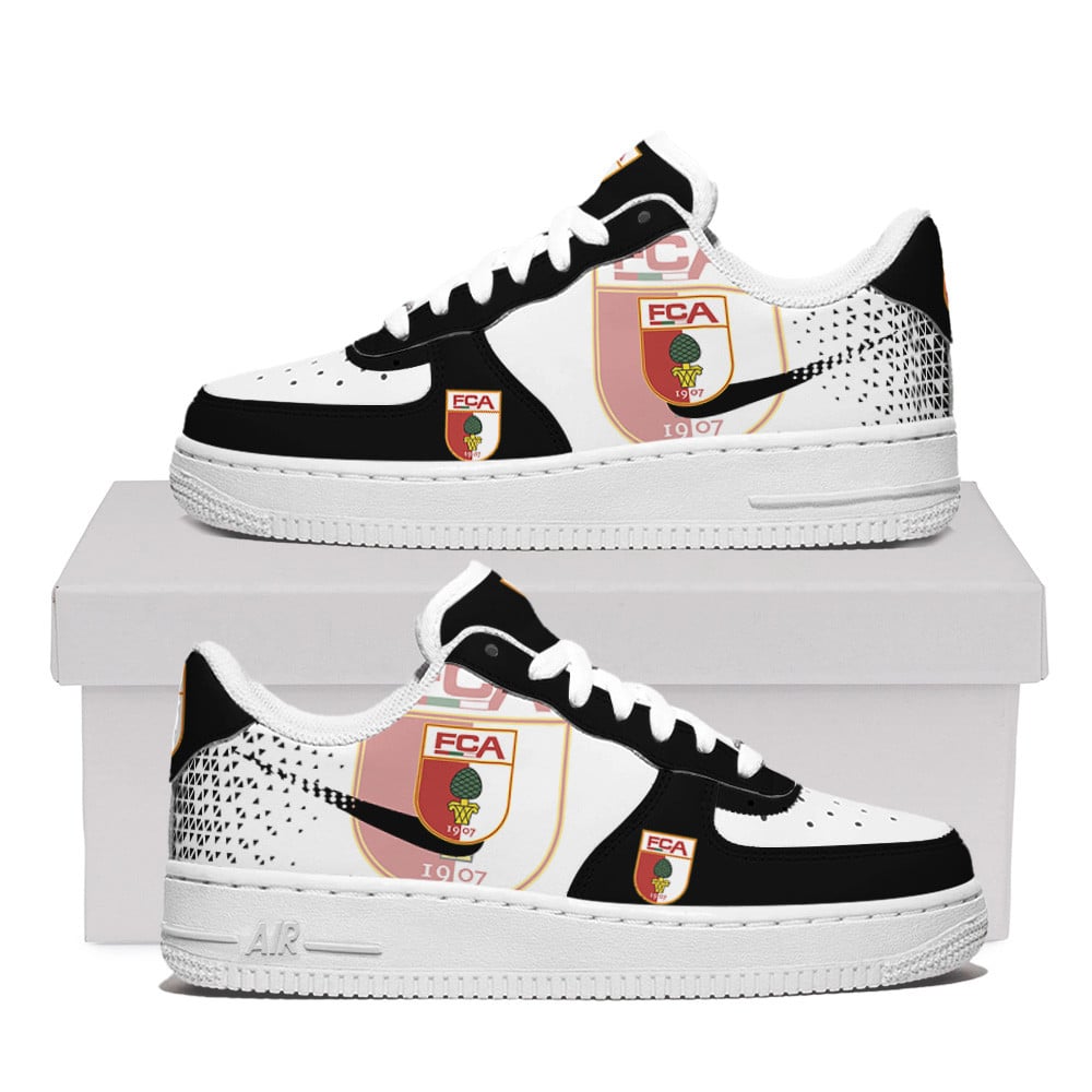 Fc Augsburg Air Force One Shoes For Fans For Men Women Af1 Collection