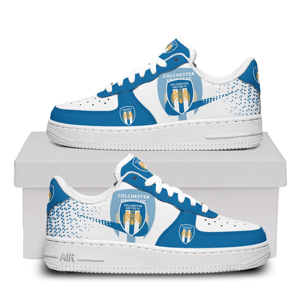 Colchester United Air Force One Shoes For Men Women