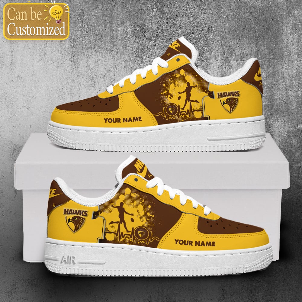 Hawthorn Hawks Air Force One Shoes Personalized For Men Women