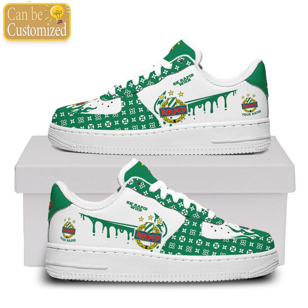 Rapid Wien Premium Air Force One Shoes For Men Women
