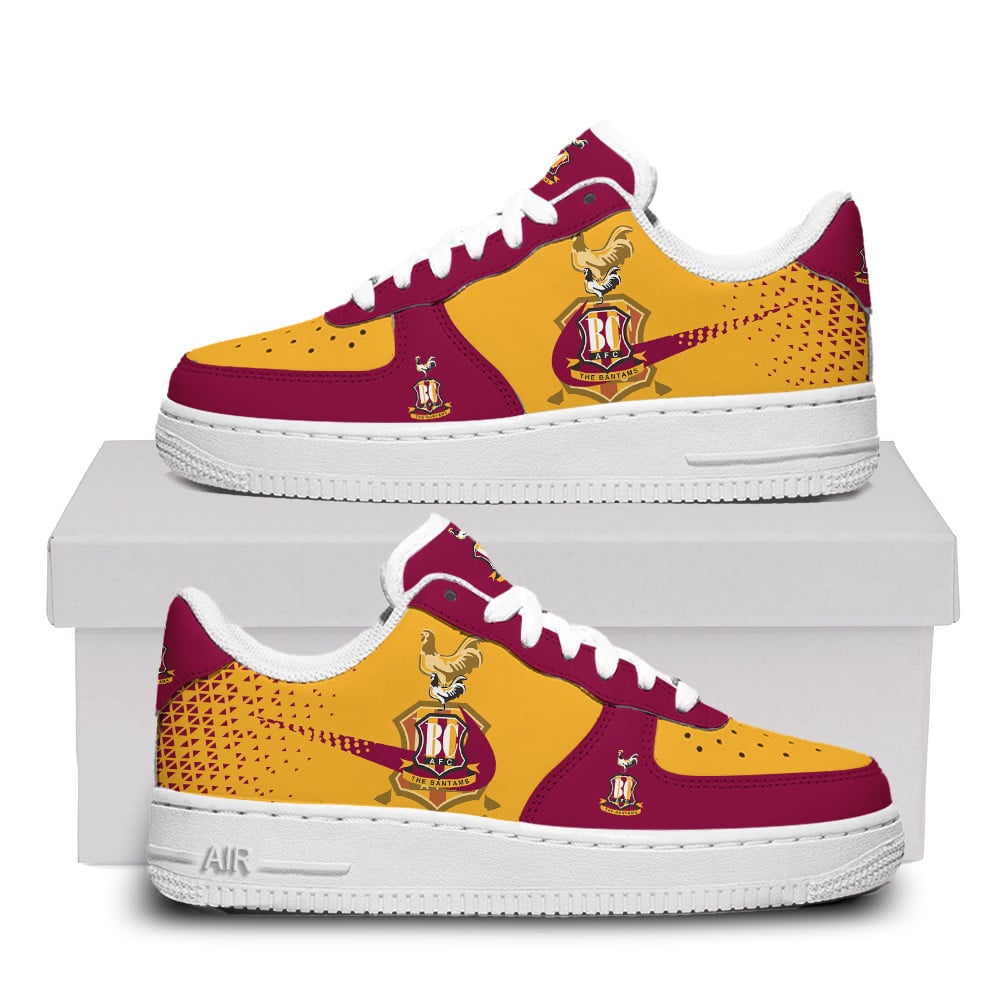 Bradford City Air Force One Shoes For Men Women