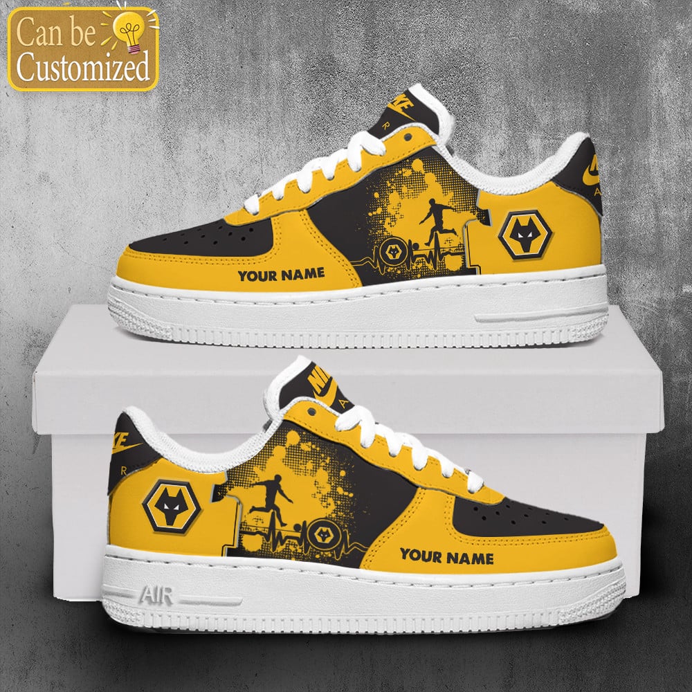 Wolvehampton Wanderers Air Force One Shoes Personalized For Men Women