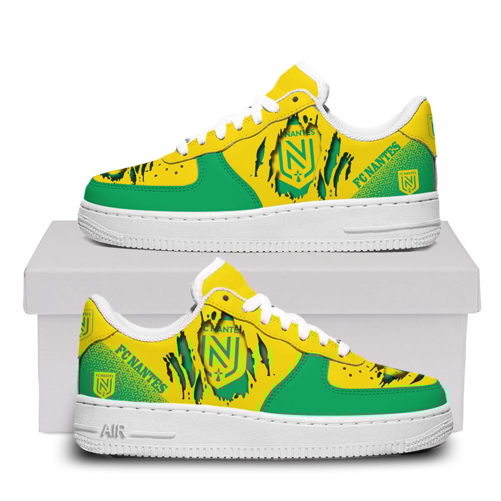 Fc Nantes Air Force One Shoes For Men Women