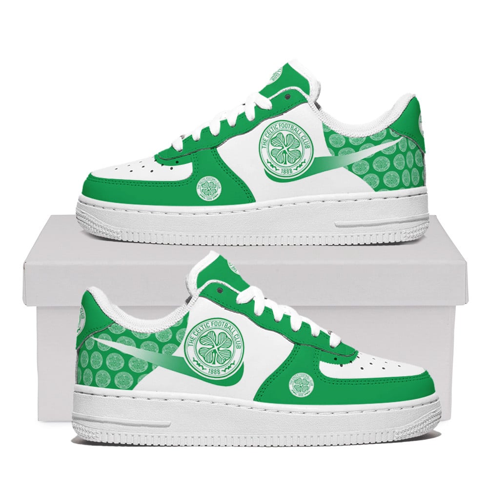 Celtic Fc Air Force One Shoes For Men Women