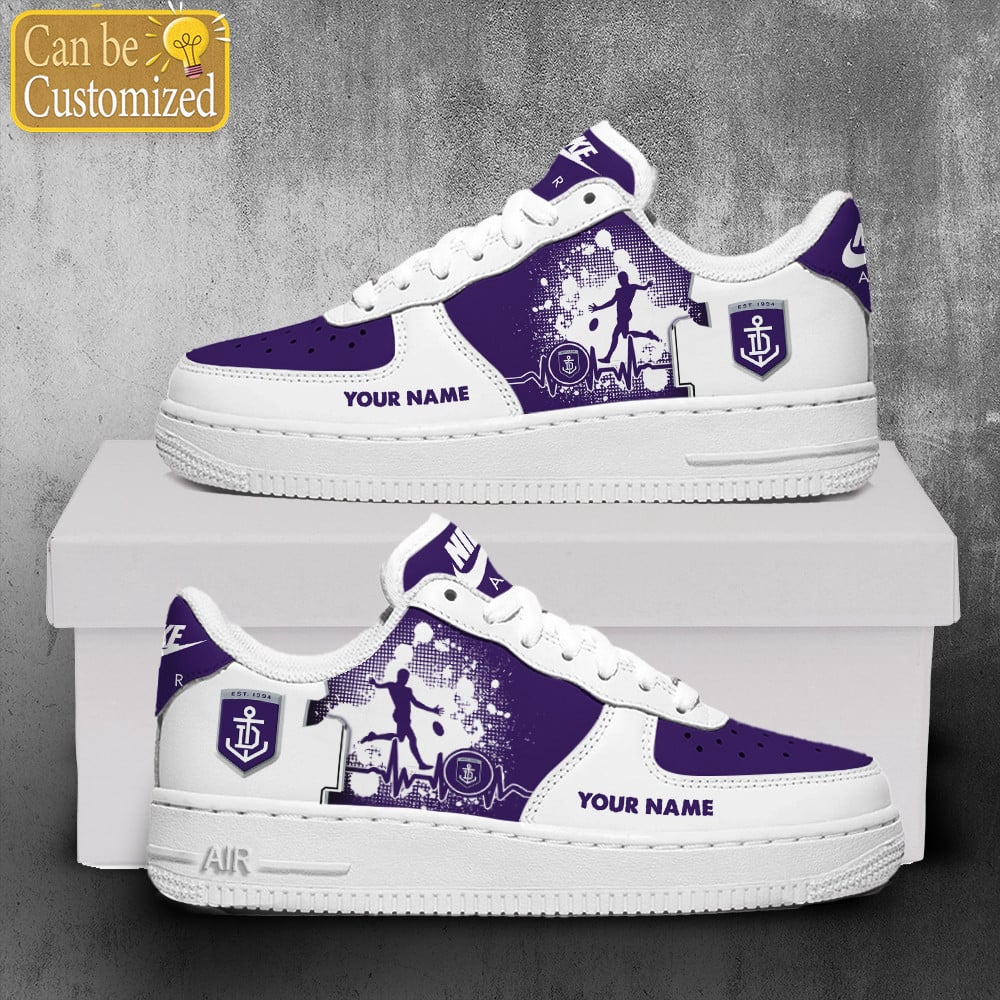 Fremantle Dockers Air Force One Shoes Sneaker Af1 Personalized For Men Women
