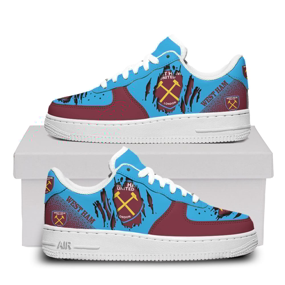 West Ham Air Force One Shoes For Men Women
