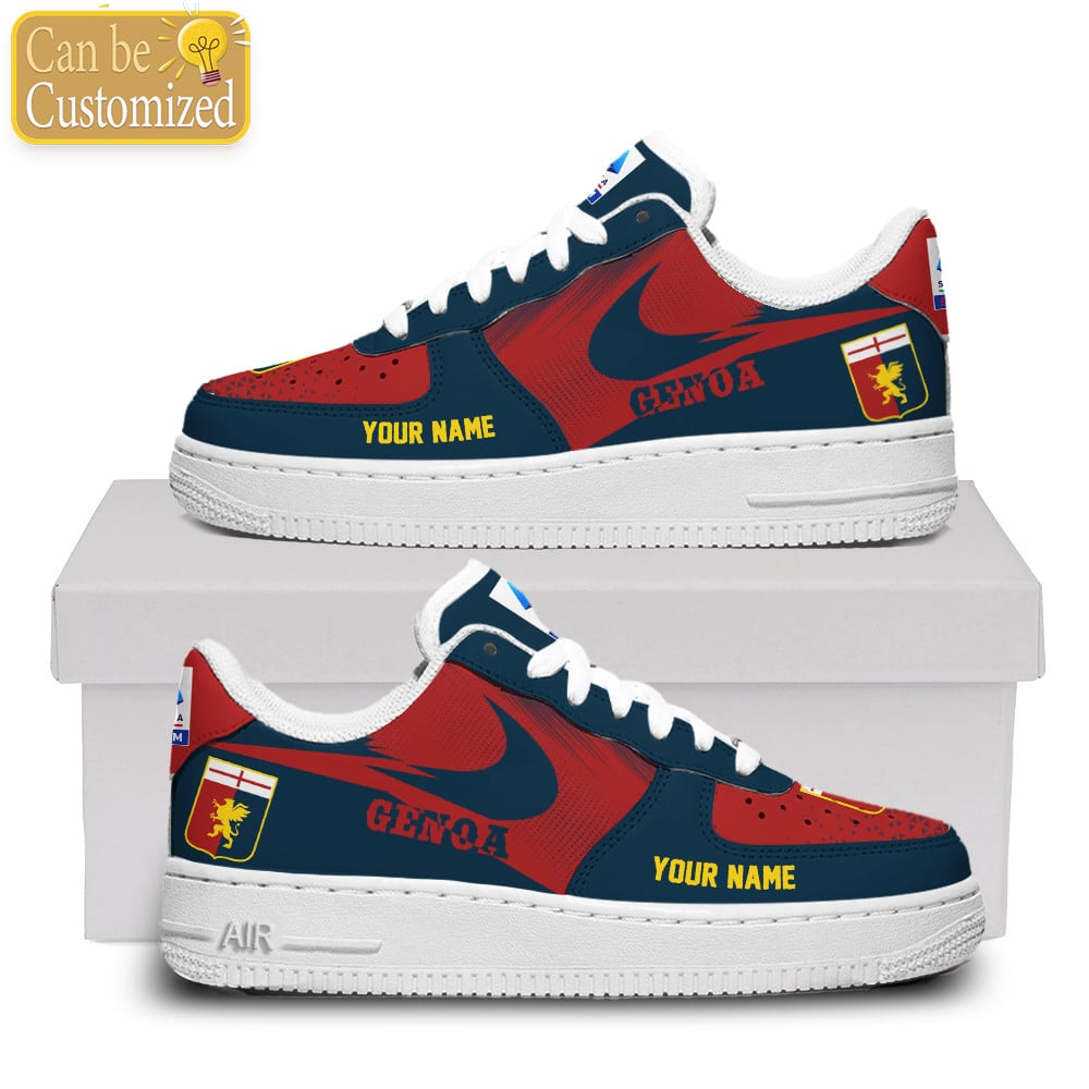 Genoa Custom Name Air Force One Shoes For Men Women