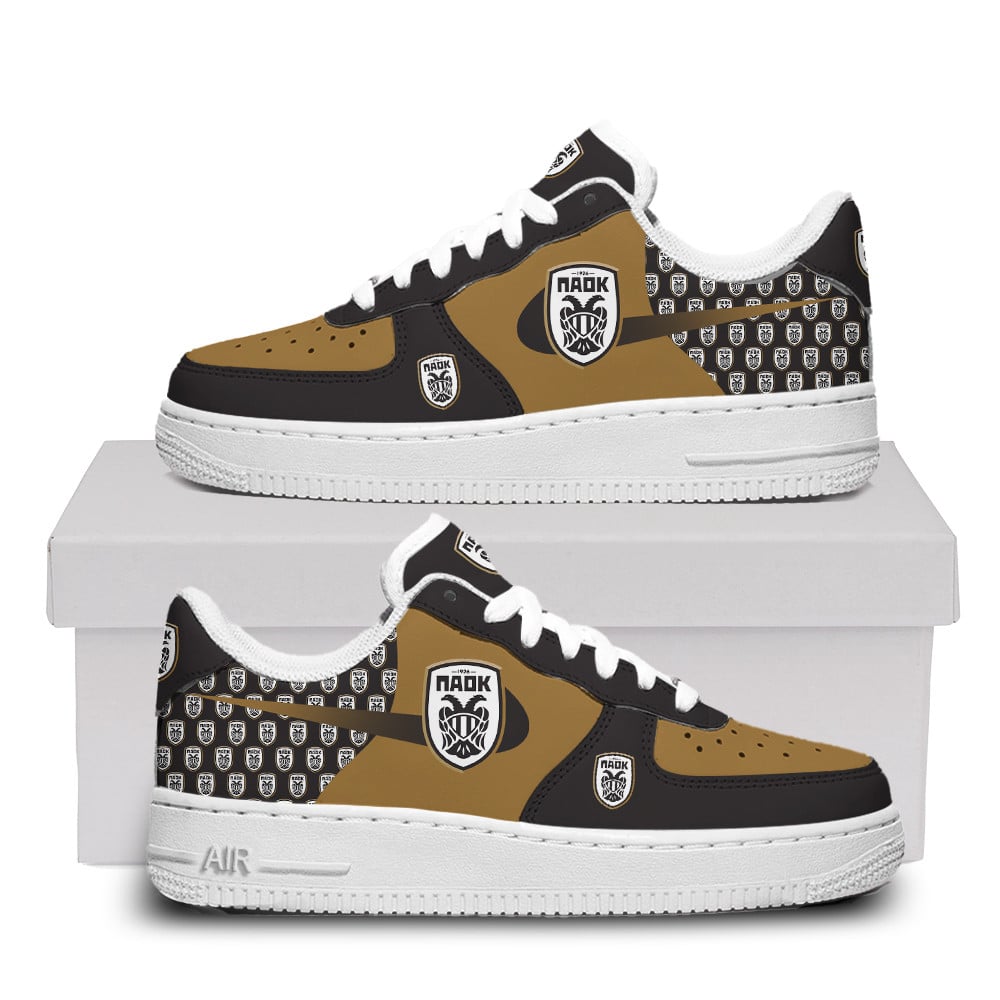 Paok Fc Air Force One Shoes For Men Women