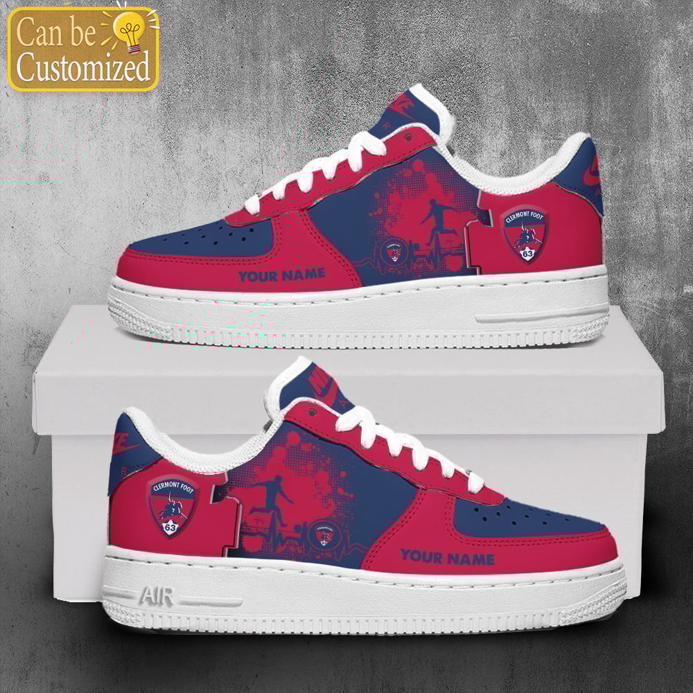 Clermont Foot Air Force One Shoes Personalized For Men Women