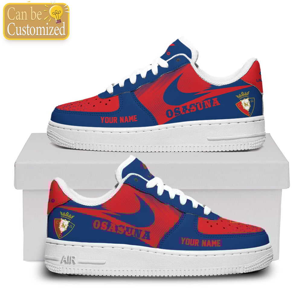 Osasuna Custom Name Air Force One Shoes For Men Women