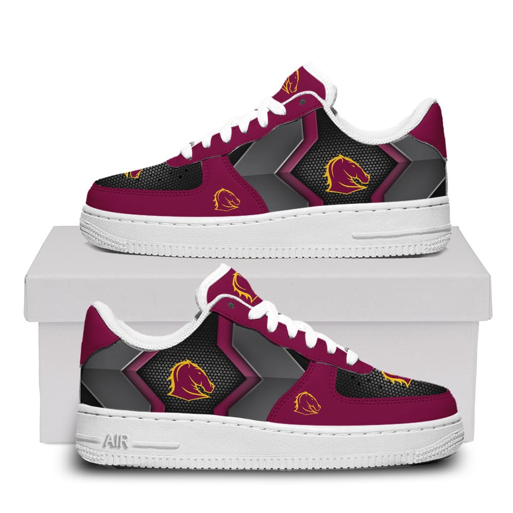 Brisbane Broncos Air Force One Shoes For Men Women