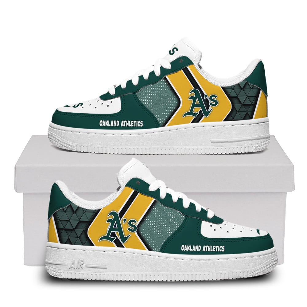 Oakland Athletics Air Force One Shoes For Men Women