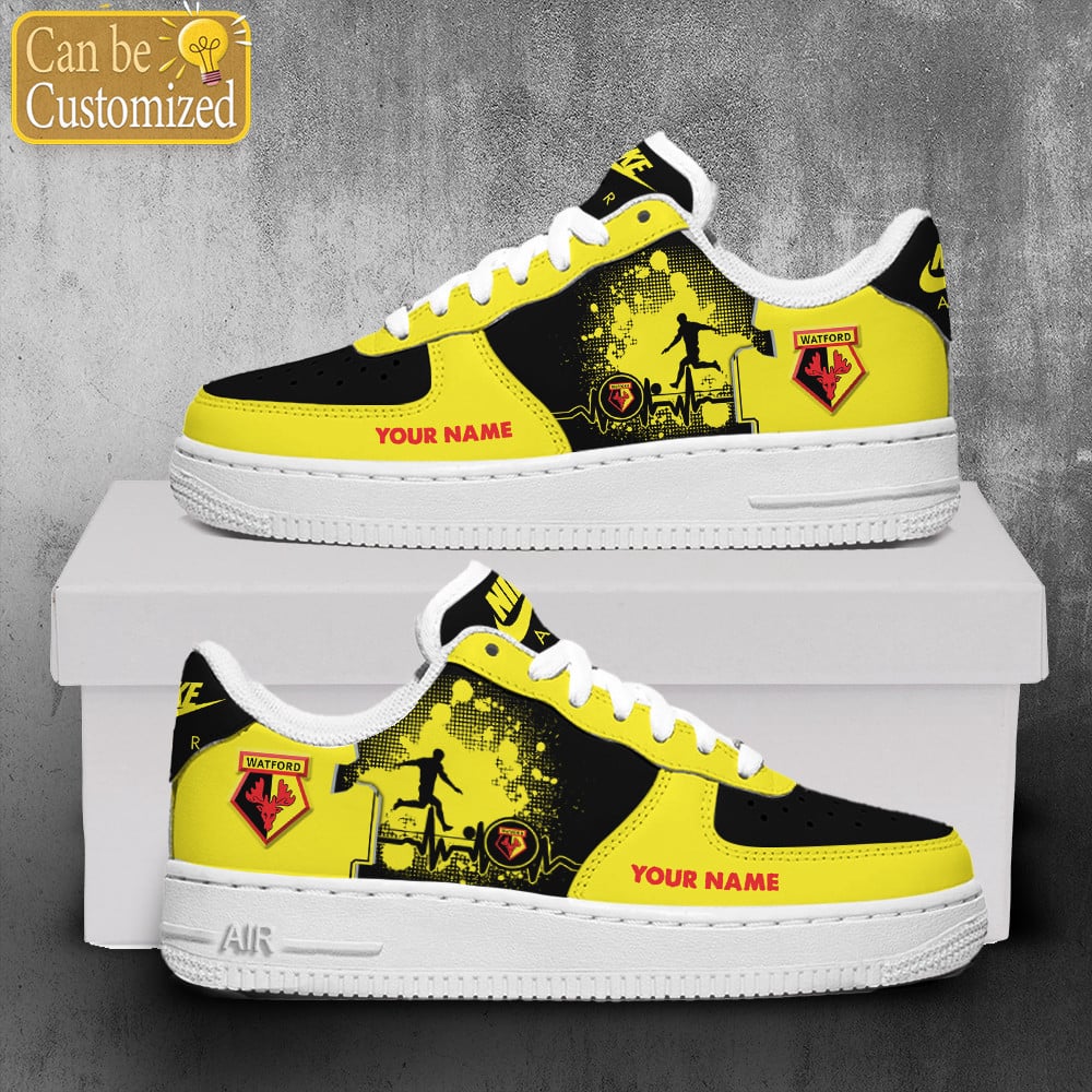 Watford Air Force One Shoes Personalized For Men Women