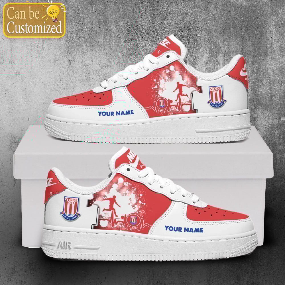Stoke City Air Force One Shoes Personalized For Men Women