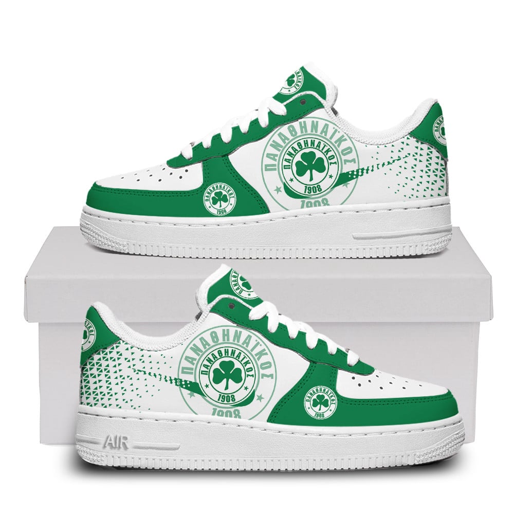 Panathinaikos Fc Air Force One Shoes For Men Women