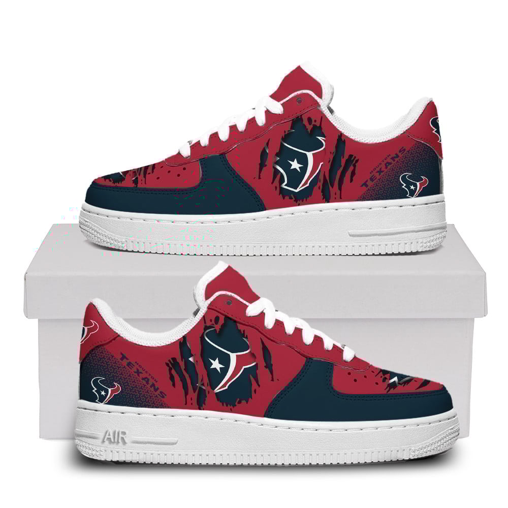 Houston Texans Premium Air Force One Shoes For Men Women