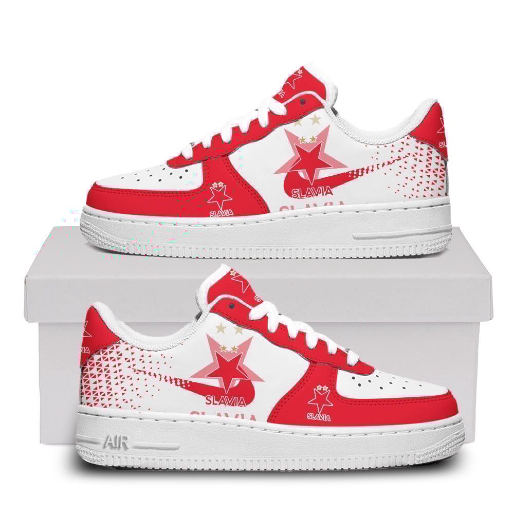 Slavia Praha Air Force One Shoes For Men Women