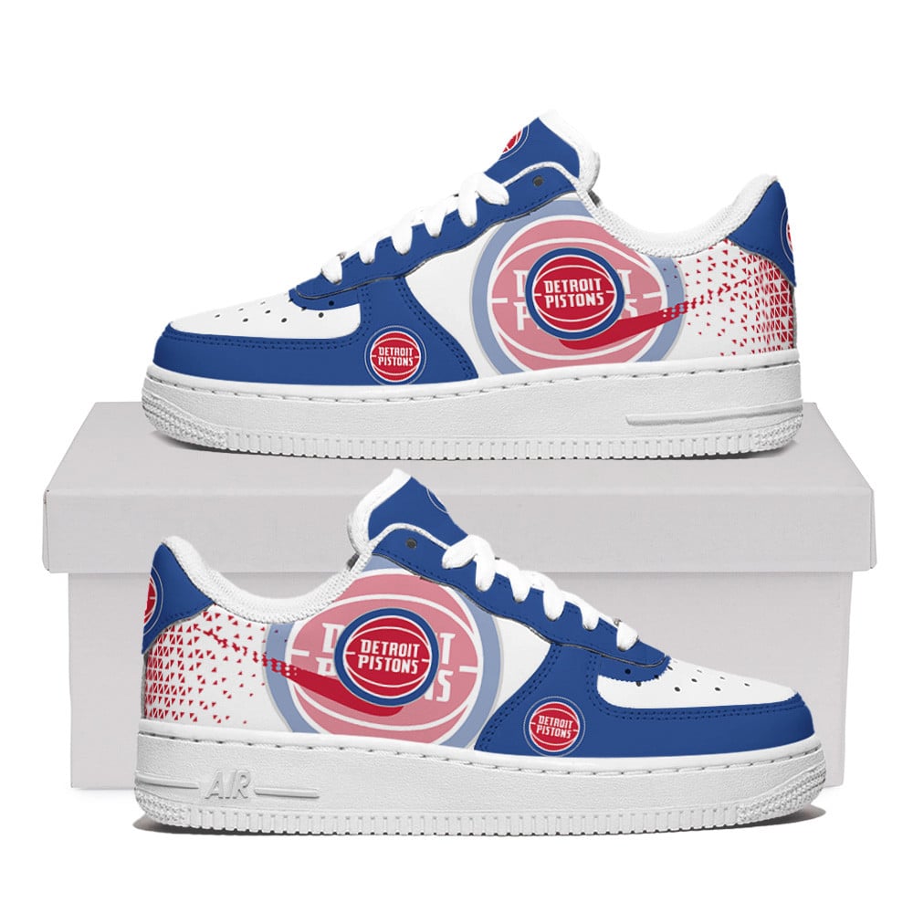 Detroit Pistons Air Force One Shoes For Men Women
