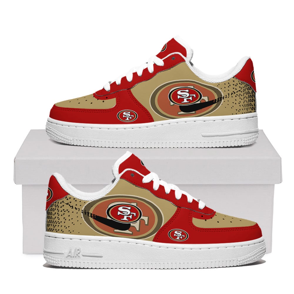 San Francisco 49Ers Air Force One Shoes Sneaker Af1 For Men Women