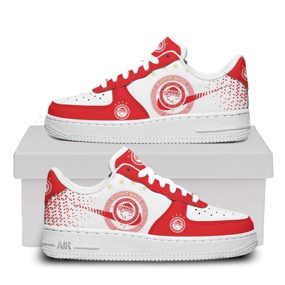 Olympiacos Fc Air Force One Shoes For Men Women