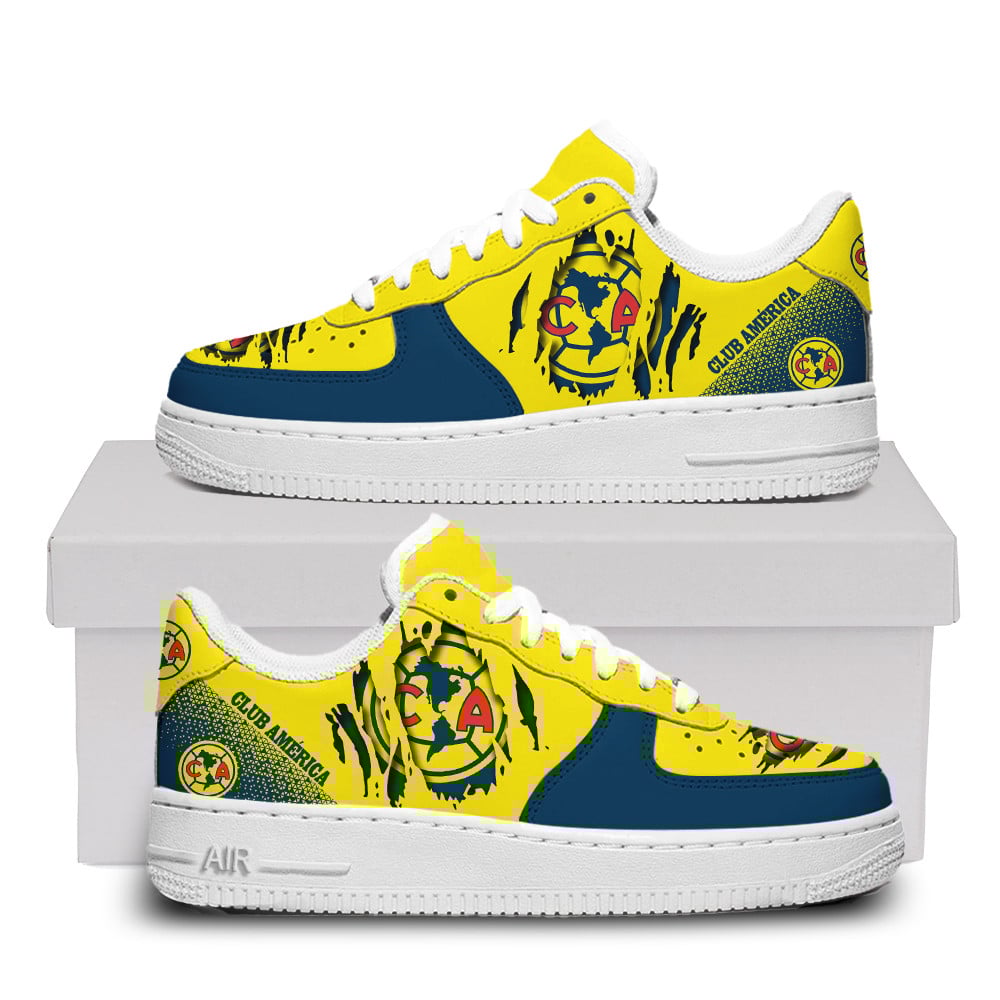 Club Amrica Air Force One Shoes For Men Women