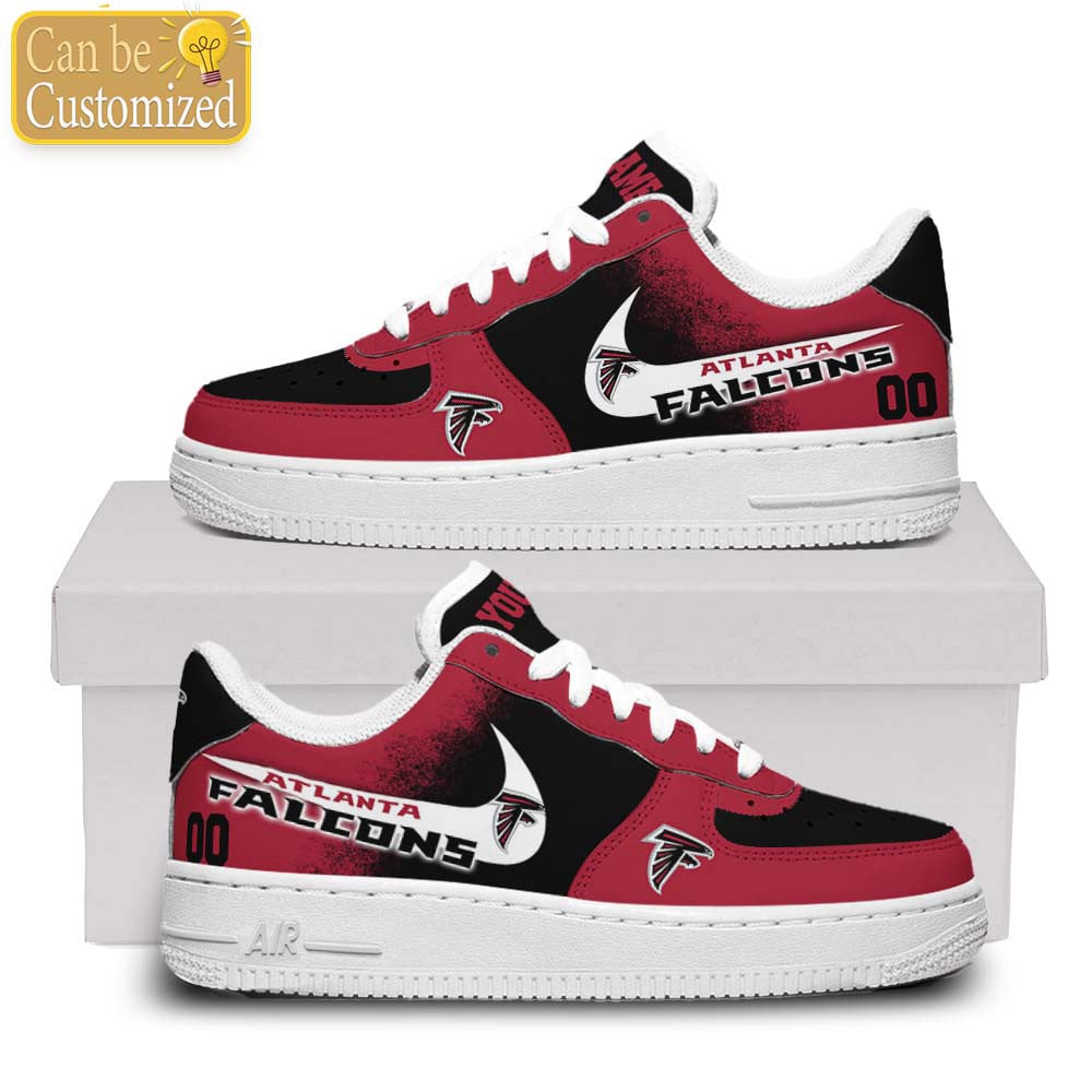 Atlanta Falcons Air Force One Shoes Sneaker Af1 Custom Name And Number For Men Women