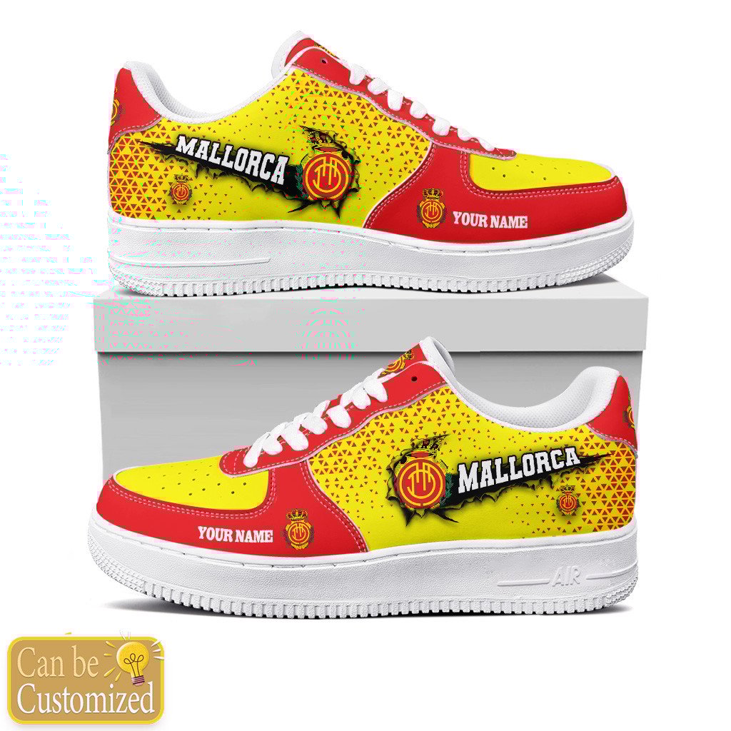 Mallorca Custom Name Air Force One Shoes For Men Women