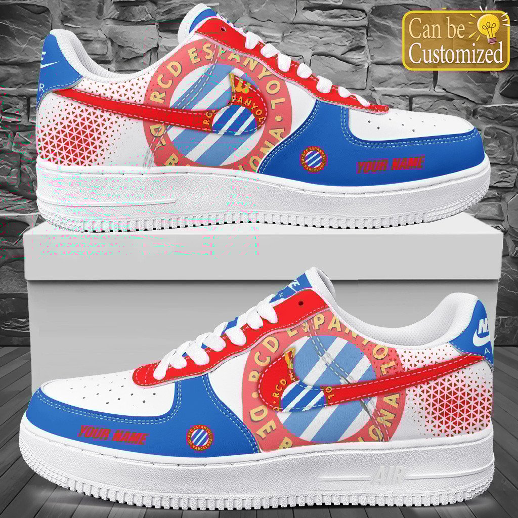 Rcd Espanyol Air Force One Shoes C626 Personalized For Men Women