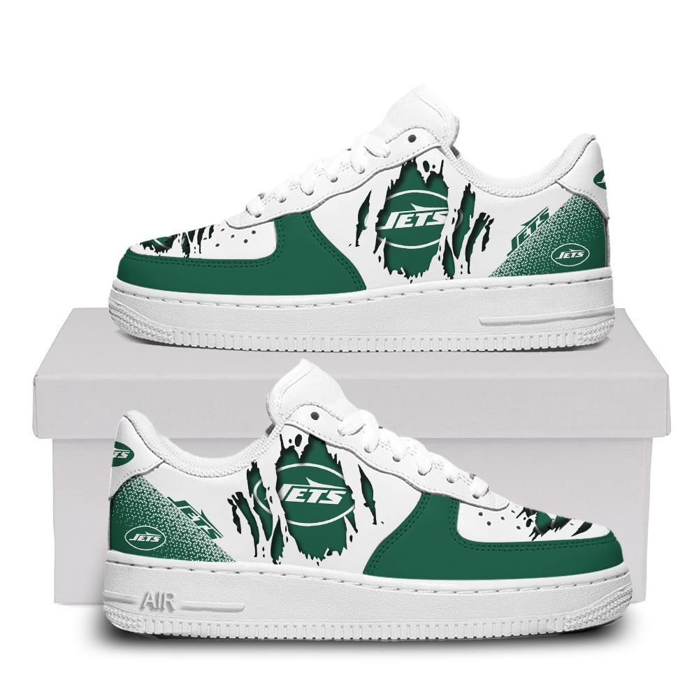 New York Jets Premium Air Force One Shoes For Men Women