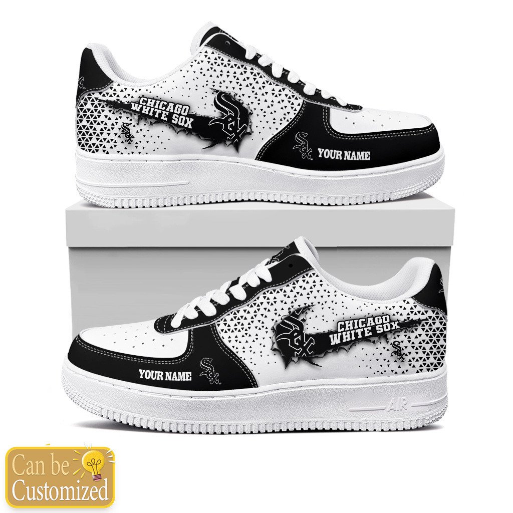Chicago White Sox Custom Name Air Force One Shoes For Men Women