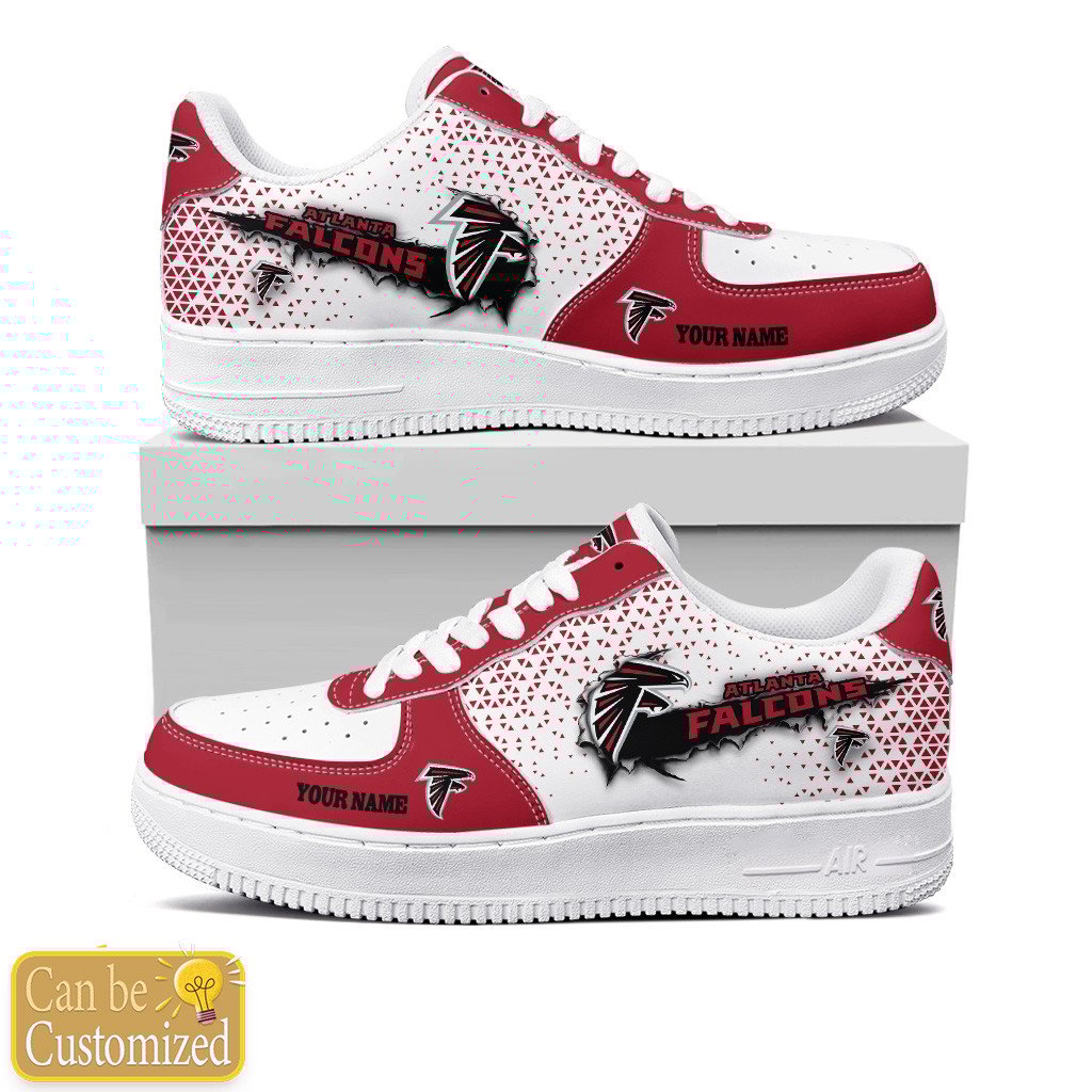 Atlanta Falcons Custom Name Air Force One Shoes Sneaker Af1 For Men Women