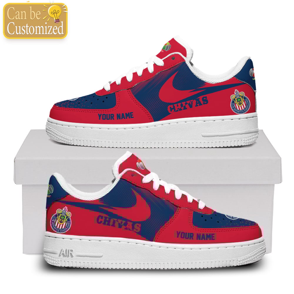 Chivas De Guadalajara Air Force One Shoes Custom Name For Men Women