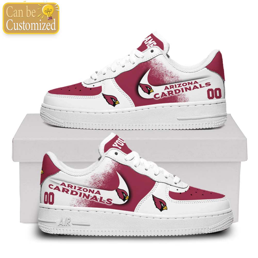 Arizona Cardinals Air Force One Shoes Custom Name And Number For Men Women